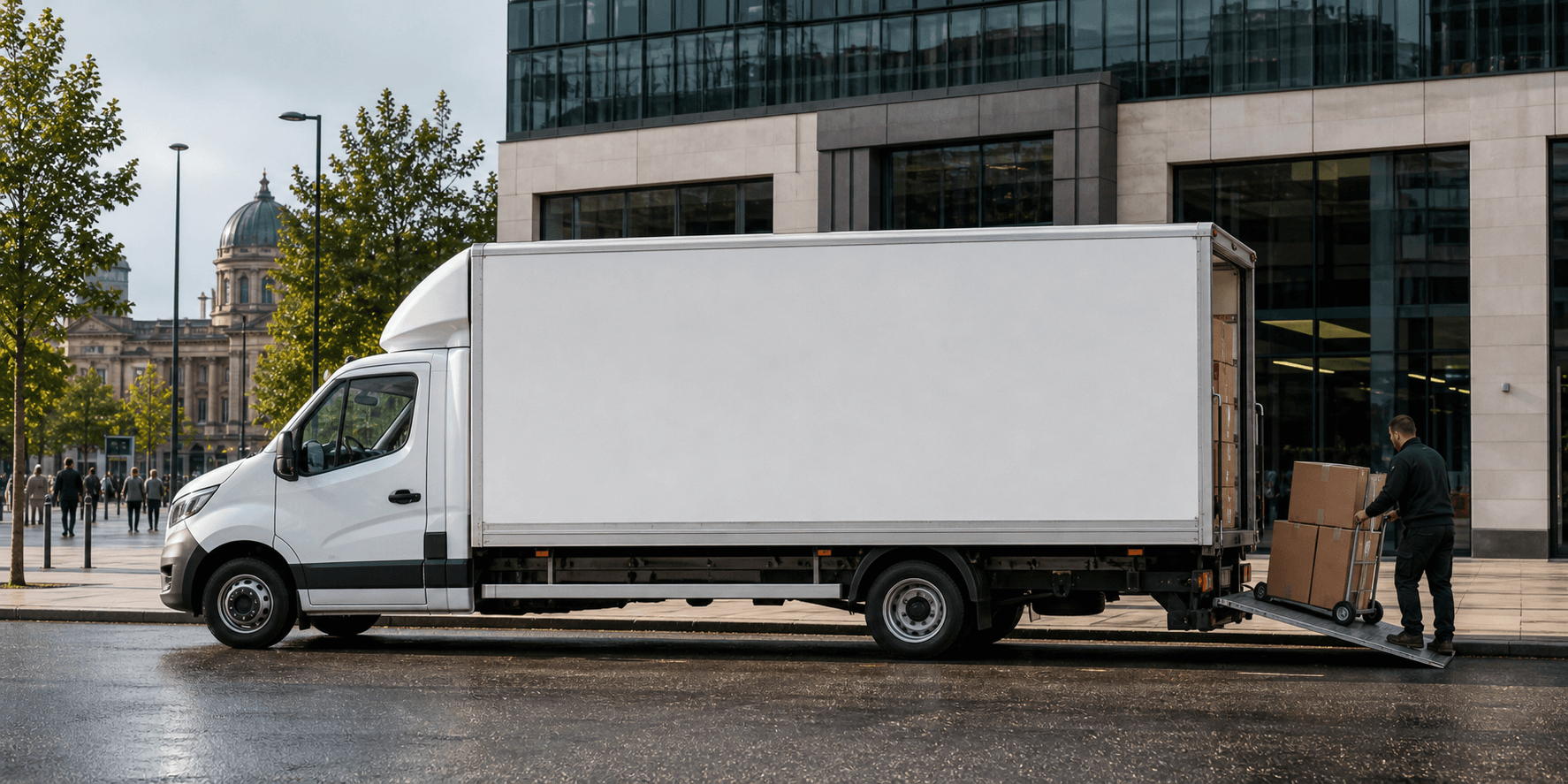 Self-drive truck available for heavier transport in Nottingham